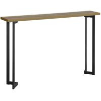 SoBuy Table console industrielle en métal et bois