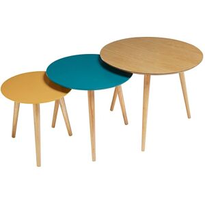 Maisons du Monde Tables gigognes vintage tricolores