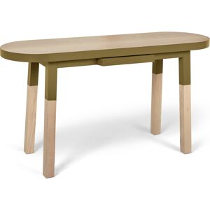 MON PETIT MEUBLE FRANCAIS Bureau Console 140 cm, 100% frêne massif