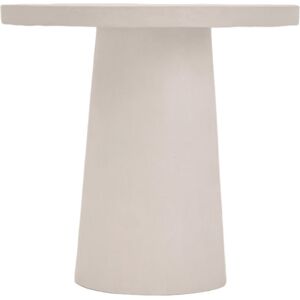 Hannun Table à manger du microciment couleur blanc 80 cm