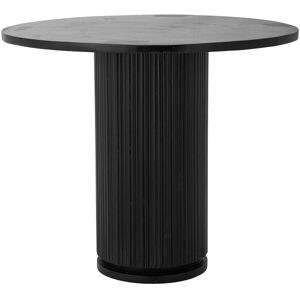 Bloomingville Table à manger ronde en bois D90cm noir - Publicité