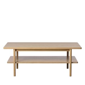 Drawer Table basse en bois 120x60cm bois clair - Publicité