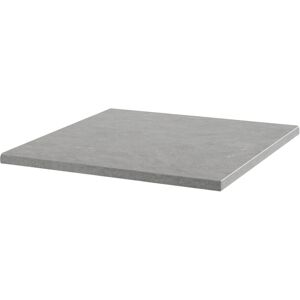 Oviala Plateau de table carré stratifié 60 x 60 cm béton ciré - Publicité Oviala Plateau de table carré stratifié 60 x 60 cm béton ciré - Publicité