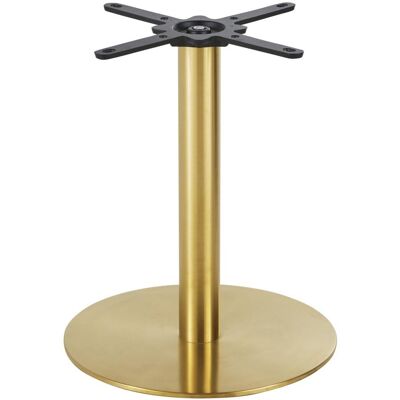 Maisons du Monde Pied de table professionnel en acier coloris laiton H60 - Publicité Maisons du Monde Pied de table professionnel en acier coloris laiton H60 - Publicité