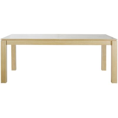 Maisons du Monde Table à Manger en Bois Clair Extensible - Table à Manger - Publicité Maisons du Monde Table à Manger en Bois Clair Extensible - Table à Manger - Publicité