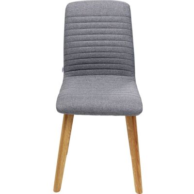 Kare Design Chaise scandinave grise et chêne - Publicité Kare Design Chaise scandinave grise et chêne - Publicité