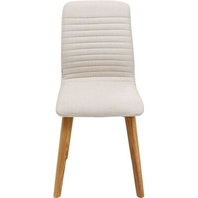 Kare Design Chaise scandinave écru et chêne - Publicité Kare Design Chaise scandinave écru et chêne - Publicité