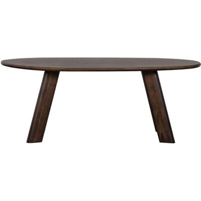 BePureHome Modèle Roundly 200x100 Marron - Table à manger - Publicité BePureHome Modèle Roundly 200x100 Marron - Table à manger - Publicité