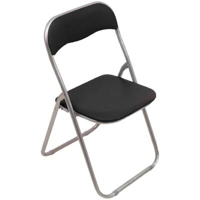 Chaise pliante Dmora - Siège rembourré pour réunions - Publicité Chaise pliante Dmora - Siège rembourré pour réunions - Publicité
