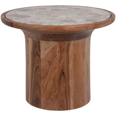 Leitmotiv - Tubo - Dark Wood - Table d'appoint - Publicité Leitmotiv - Tubo - Dark Wood - Table d'appoint - Publicité