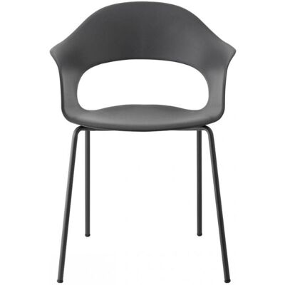 Scab Design Chaise design en technopolymère anthracite - Publicité Scab Design Chaise design en technopolymère anthracite - Publicité