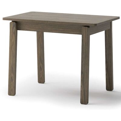 Selsey Table extensible aspect chêne foncé 104 224 x 60 cm - Publicité Selsey Table extensible aspect chêne foncé 104 224 x 60 cm - Publicité