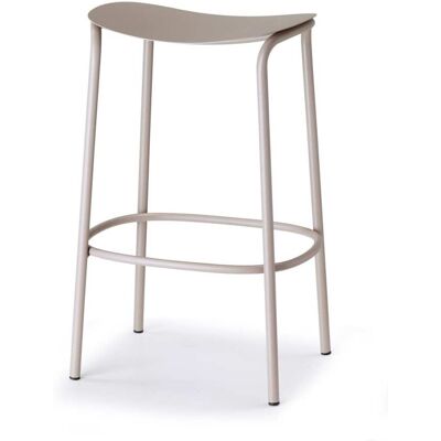 GBSHOP - sgabello trick H.65 zincato - Taupe - Tabouret - Publicité GBSHOP - sgabello trick H.65 zincato - Taupe - Tabouret - Publicité
