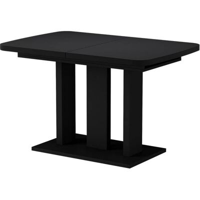 Vicco Table de salle à manger 2 parties noir 120x77.3cm - Publicité Vicco Table de salle à manger 2 parties noir 120x77.3cm - Publicité