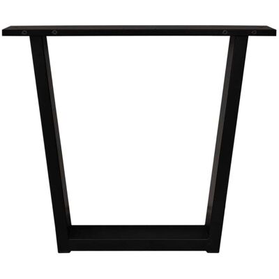 Skraut home 2 pieds en métal en forme de u pour plateaux de table, noir, 84x8x71cm - Publicité Skraut home 2 pieds en métal en forme de u pour plateaux de table, noir, 84x8x71cm - Publicité