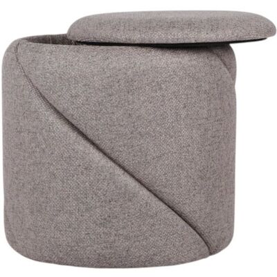 Amadeus Tabouret café marron en tissu - Publicité Amadeus Tabouret café marron en tissu - Publicité