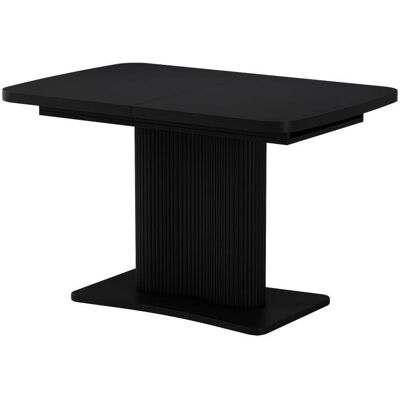 Vicco Table à manger extensible noir 120x77.4cm - Publicité Vicco Table à manger extensible noir 120x77.4cm - Publicité