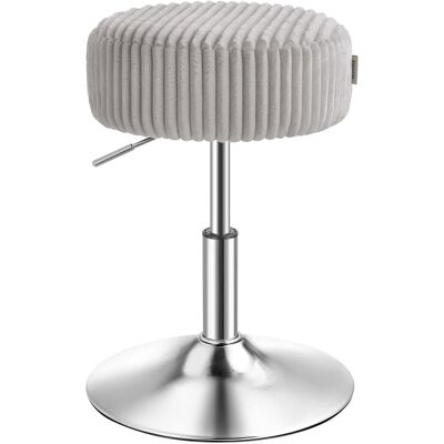 VASAGLE Tabourets de bar coiffeuse ronds réglables 38.5 x 38.5 x 44-56 cm gris - Publicité VASAGLE Tabourets de bar coiffeuse ronds réglables 38.5 x 38.5 x 44-56 cm gris - Publicité