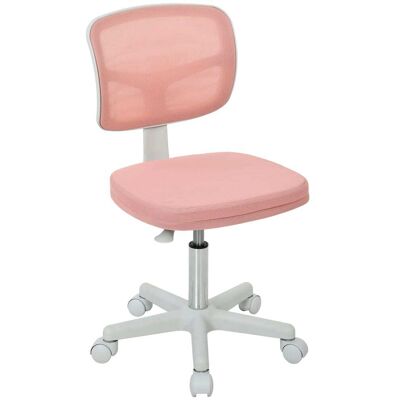 Vinsetto Chaise de bureau pivotante hauteur réglable maille rose - Publicité Vinsetto Chaise de bureau pivotante hauteur réglable maille rose - Publicité