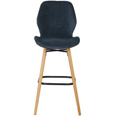 Zago Chaise snack tissu soft touch bleu foncé - Publicité Zago Chaise snack tissu soft touch bleu foncé - Publicité