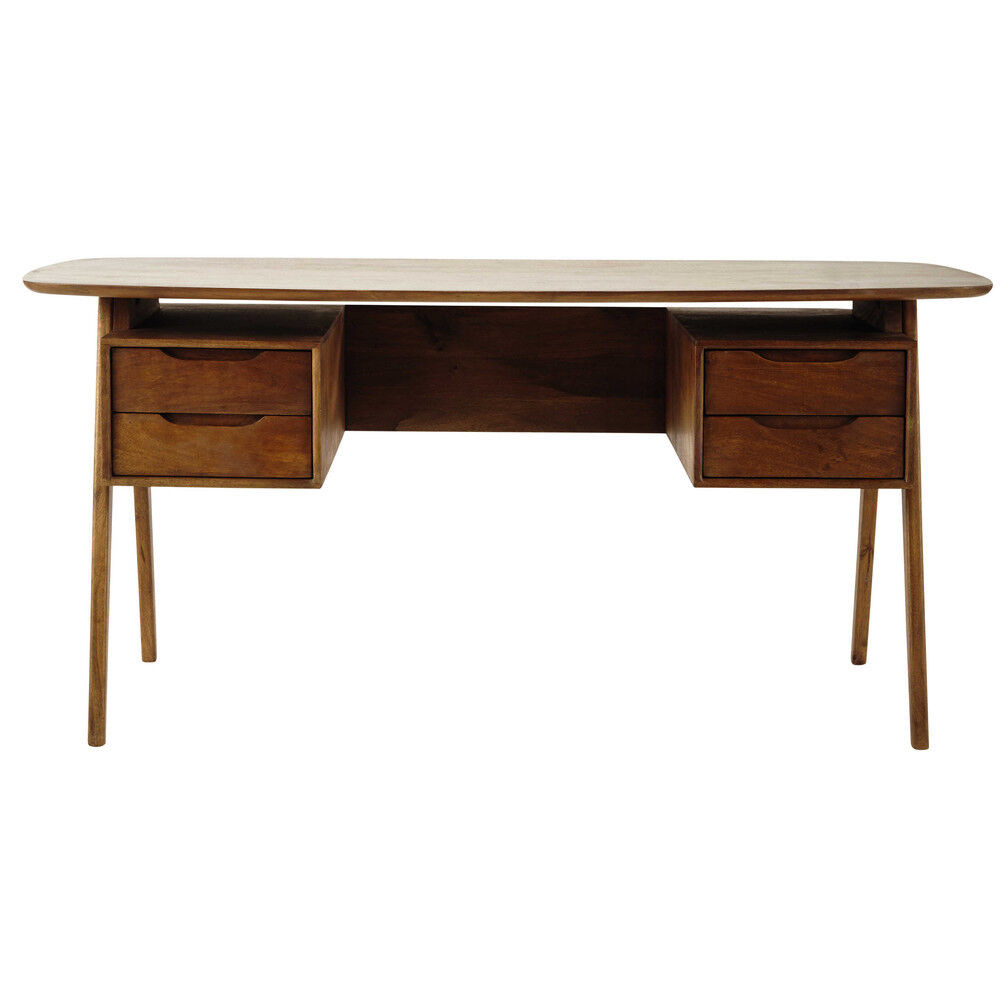 Maisons du Monde Bureau vintage en bois de manguier