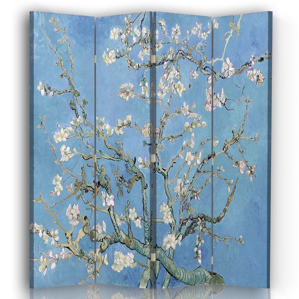 Legendarte Paravent - Cloison Amandier en Fleurs - Van Gogh cm 145x170 (4 volets)