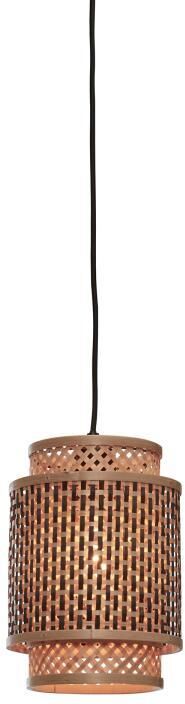 Good & Mojo Suspension bambou naturel/noir, h. 25cm