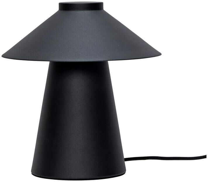 Hübsch Lampe à poser en métal noir