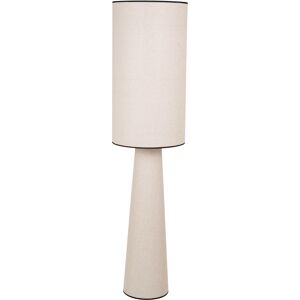 Maisons du Monde Lampadaire en polyester recycle beige et noir H140