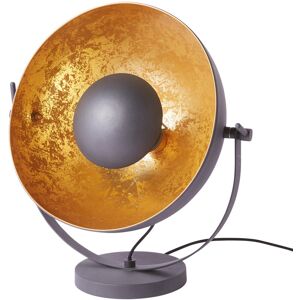 Maisons du Monde Lampe en metal noir et dore