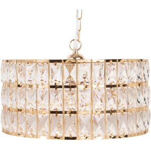 Maisons du Monde Lustre en metal dore et brillants