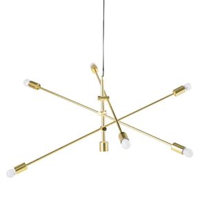 Maisons du Monde Suspension 3 bras orientables en metal dore