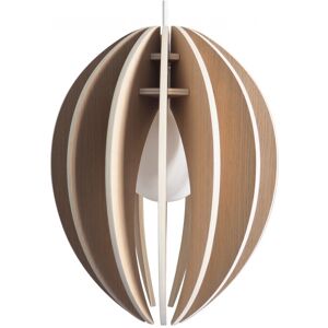 Gone's Lampe a suspendre en bois cordon blanc sans ampoule