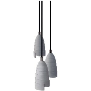 Gone's Lampe suspension en beton accessoires perle noire