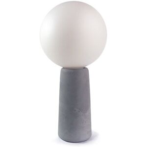 Gone's Lampe a poser en beton avec ampoule effet porcelaine