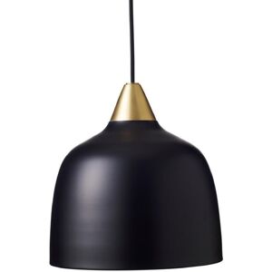 SUPER LIVING Suspension metal noir et laiton D24cm