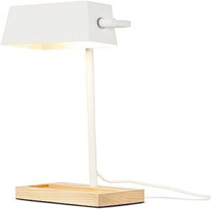 It's About Romi Lampe de bureau bois/metal blanc H40cm