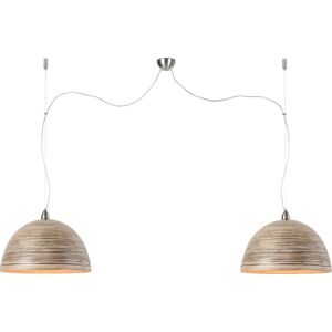 Good & Mojo Suspension double en bambou naturel L135cm