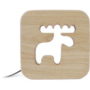 Gone's Lampe a poser veilleuse en bois caribou