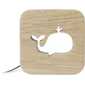 Gone's Lampe a poser veilleuse en bois baleine