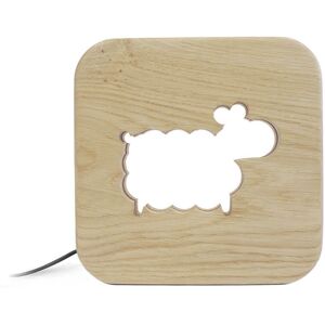 Gone's Lampe a poser veilleuse en bois mouton