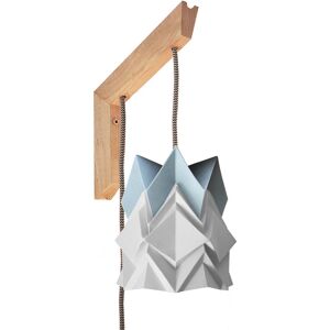 Tedzukuri Atelier Applique en bois et petite suspension origami en papier