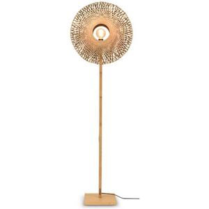 Good & Mojo Lampadaire en bambou naturel H180cm