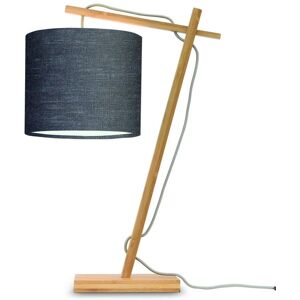 Good & Mojo Lampe de table bambou/lin H46cm