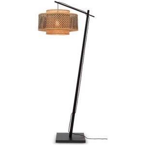 Good & Mojo Lampadaire bambou noir H176cm