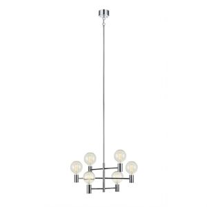 Markslöjd Suspension 6 lumieres avec 3 bras orientables metal D62cm