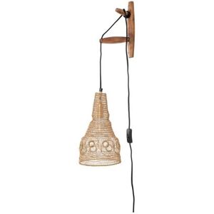 White label Applique murale boheme en metal et bois