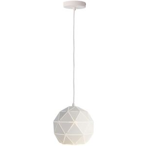 Deko Light Suspension en metal blanc mat origami D25cm