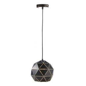 Deko Light Suspension en metal noir mat origami D25cm