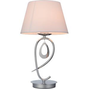 Keria Lampe de table en metal argente